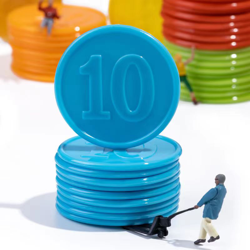Board Game Zenith - 40 Buah Chip Poker dengan Penanda