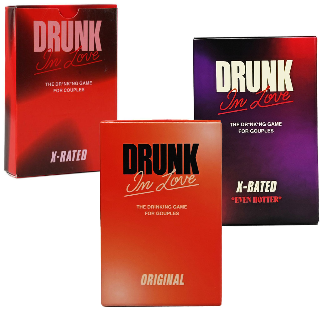 Board Game For Couple - Dimabuk cinta asli pasangan kartu minum