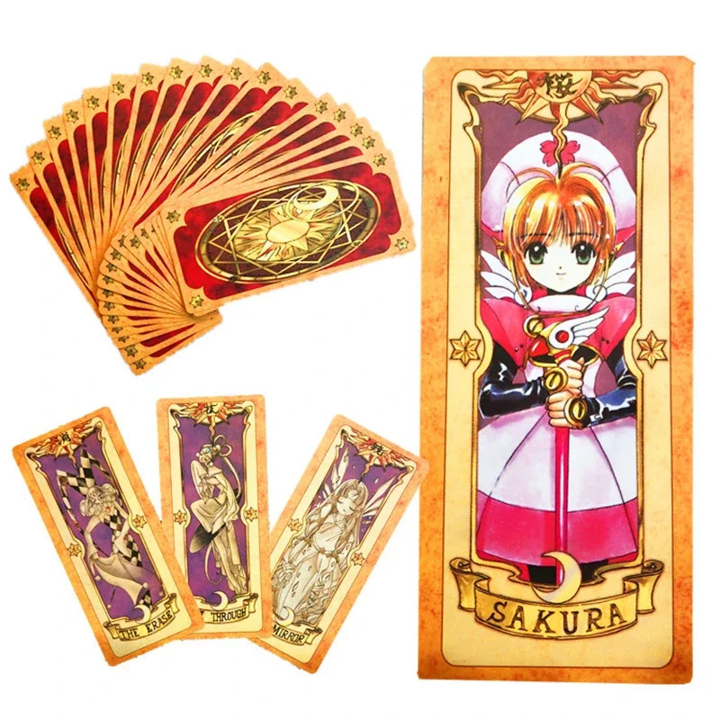 Board Game Youtube - 2024 60 Pcs/Set Kartu Tarot Anime