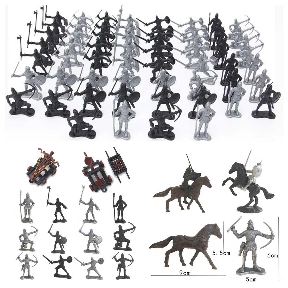 Board Game Risk - Figur Model Tentara Kuno Abad Pertengahan,