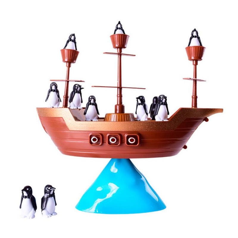 Board Game Pirates - Kapal Bajak Laut Permainan Keseimbangan Penguin