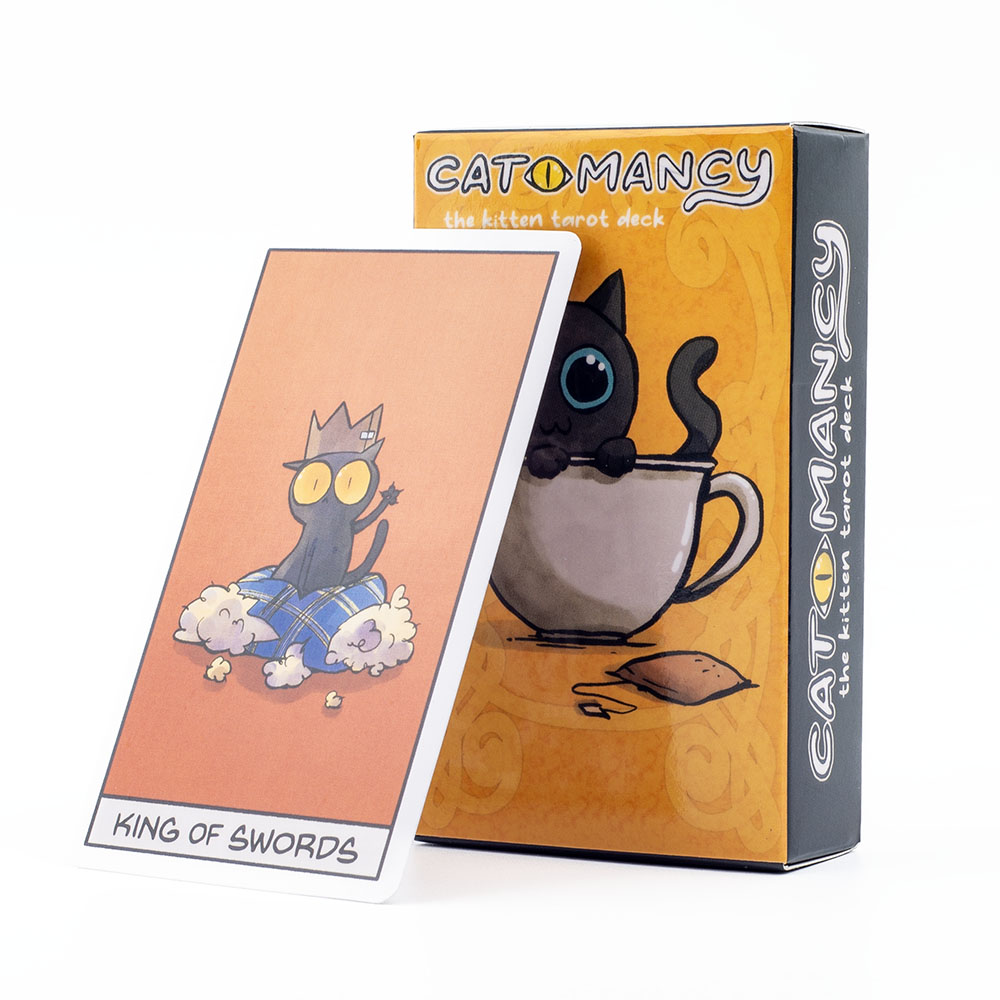 Board Game For Couple - Kucing Mancy anak kucing Tarot Deck