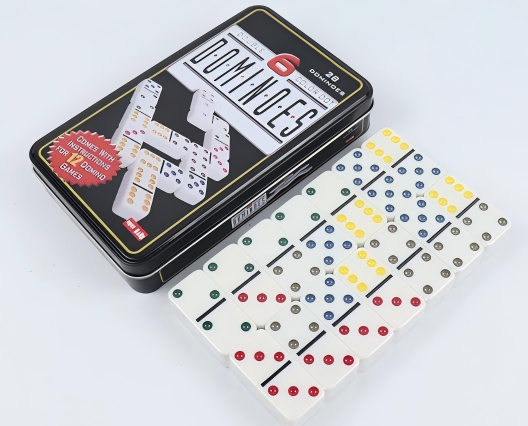 Board Game Box - Set Domino Double Six EleganMahj untuk