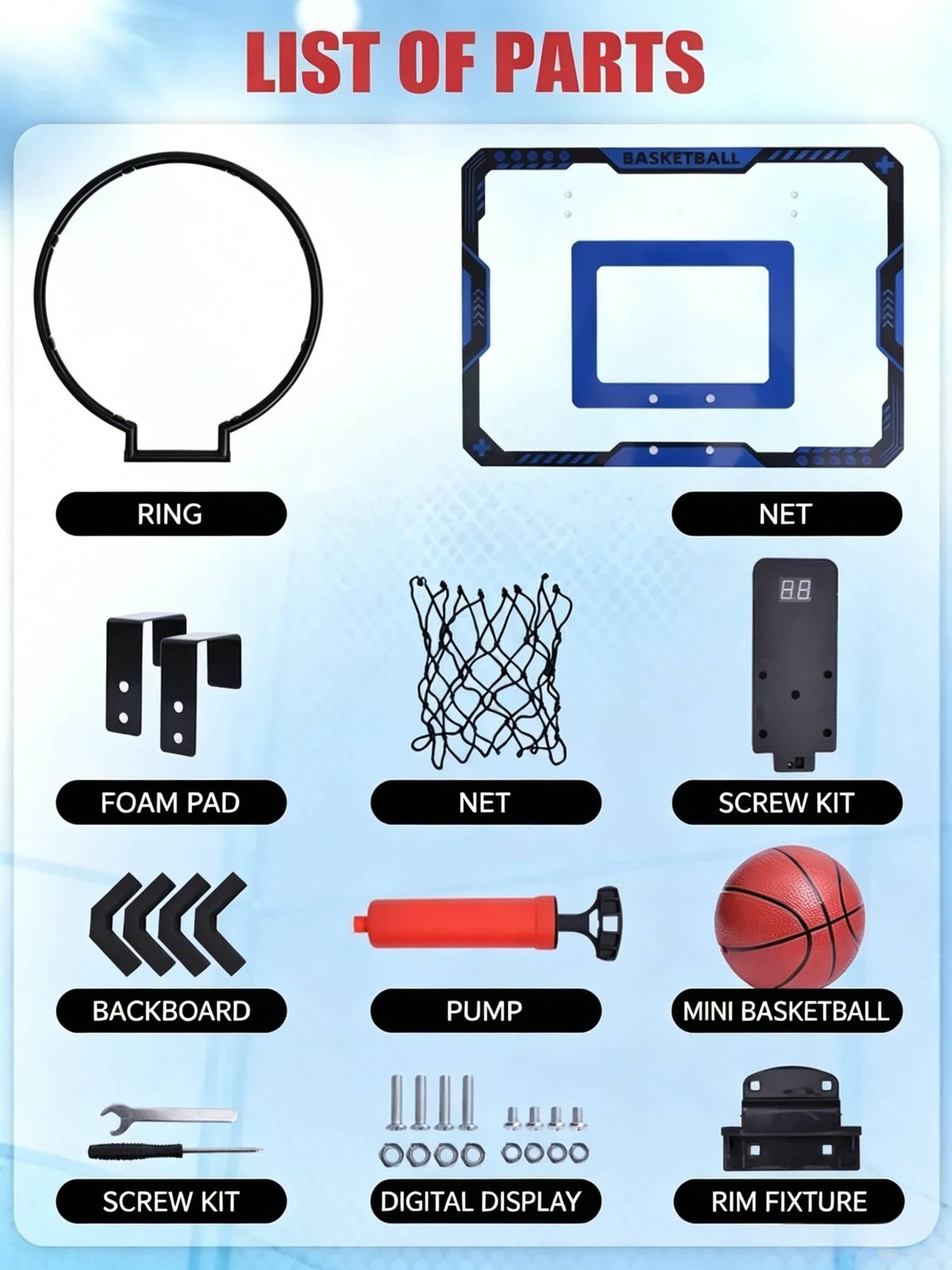 Papan Basket Mini untuk Dindin - Board Game Ranking ulasan dan harga