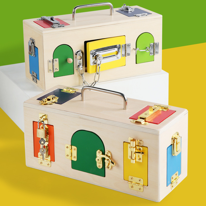 Kotak kunci Montessori mainan  - Board Game Box ulasan dan harga