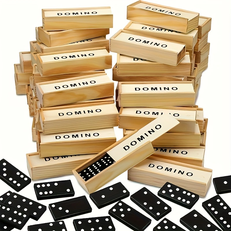 Set Domino Kayu Mini 28 Buah/K - Board Game Monopoli ulasan dan harga