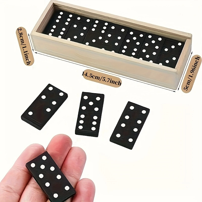 Set Domino Kayu Mini 28 Buah/K - Board Game Monopoli ulasan dan harga