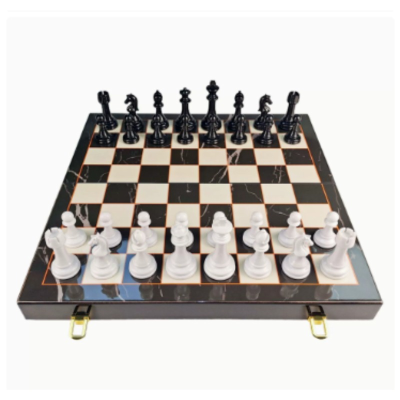 Set Catur Pola Marmer Kayu Sol - Board Game Box ulasan dan harga