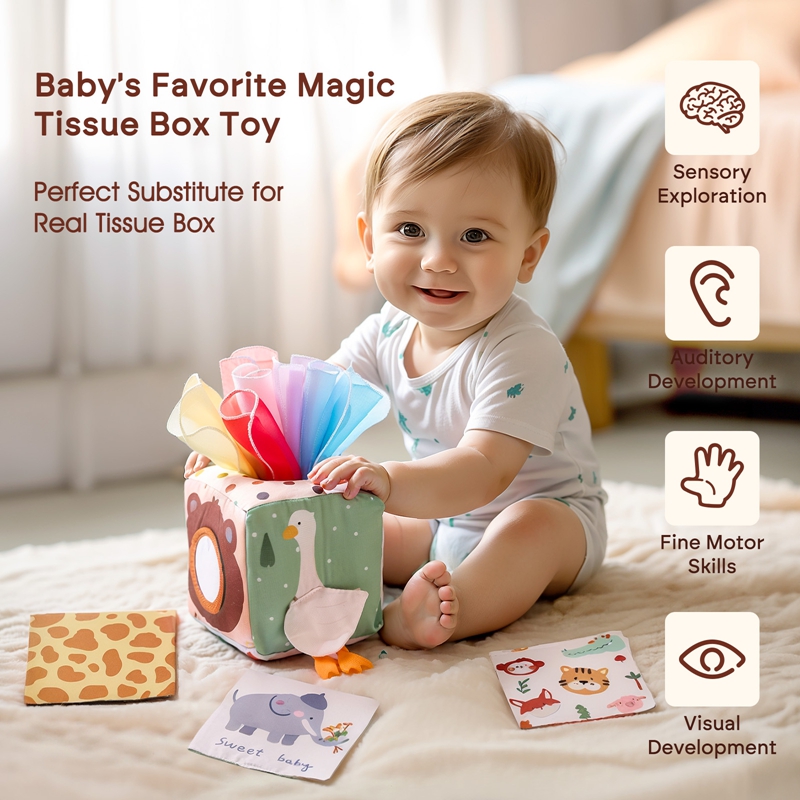 Mainan Montessori kotak tisu h - Board Game Box ulasan dan harga