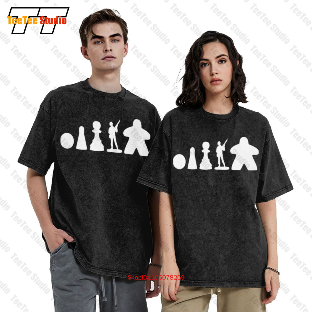 Kaos Ukuran Besar Meeple Evolu - Board Game Risk ulasan dan harga