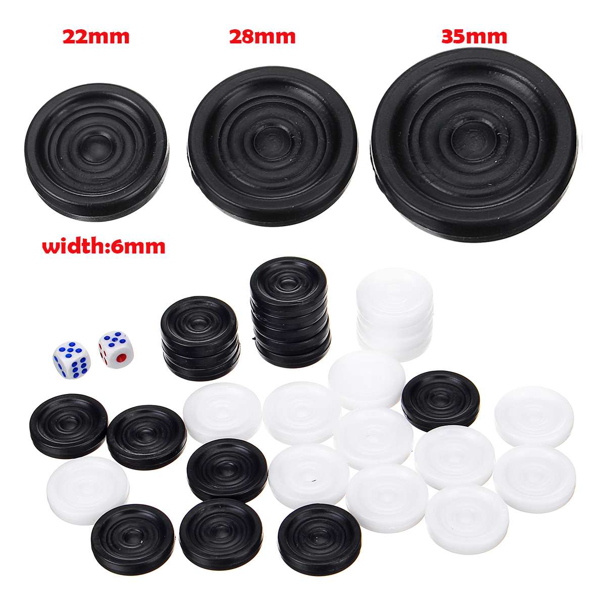 32 Buah Catur Backgammon Anak  - Board Game Zenith ulasan dan harga