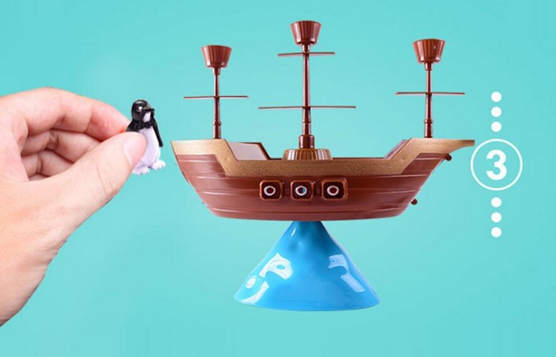 Kapal Bajak Laut Permainan Kes - Board Game Pirates ulasan dan harga