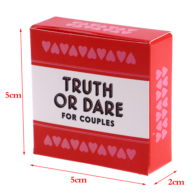 Ukuran kecil Mini Truth Or Dar - Board Game For Couple ulasan dan harga