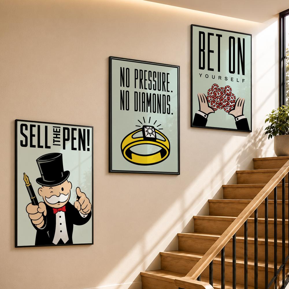 Poster Permainan Monopoli Kelu - Board Game Monopoli ulasan dan harga