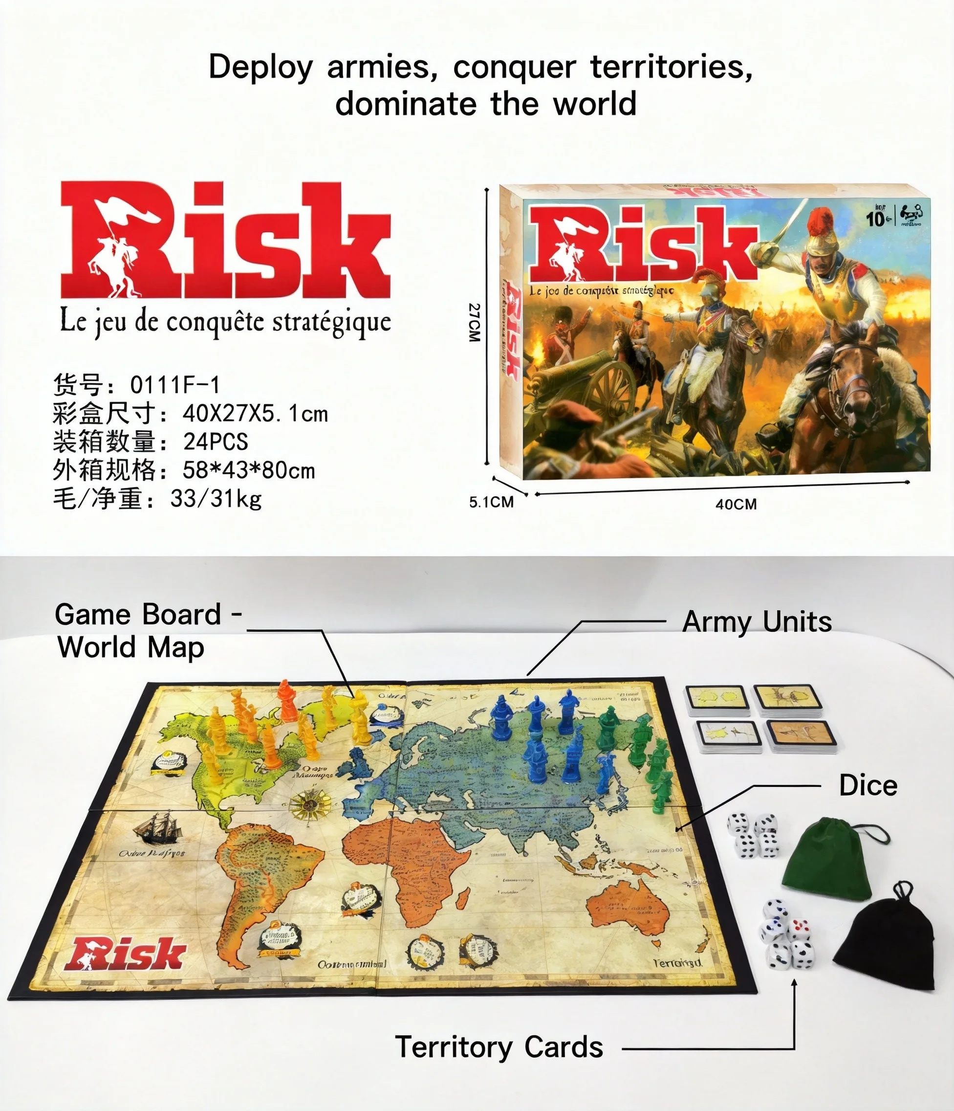 Permainan Papan Strategi Risik - Board Game Risk ulasan dan harga