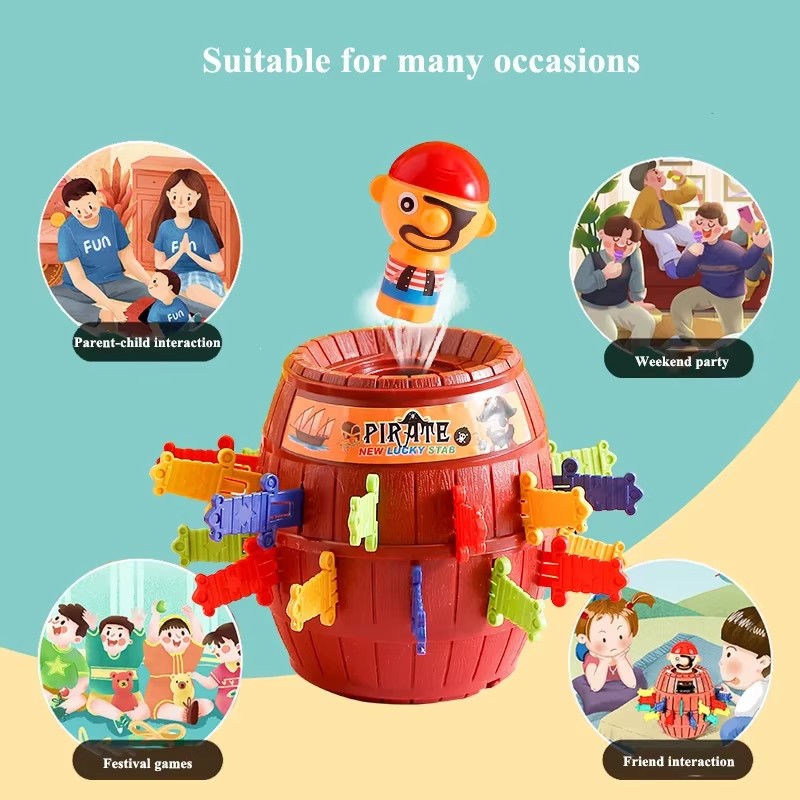 Permainan Barel Bajak Laut Mai - Board Game Pirates ulasan dan harga