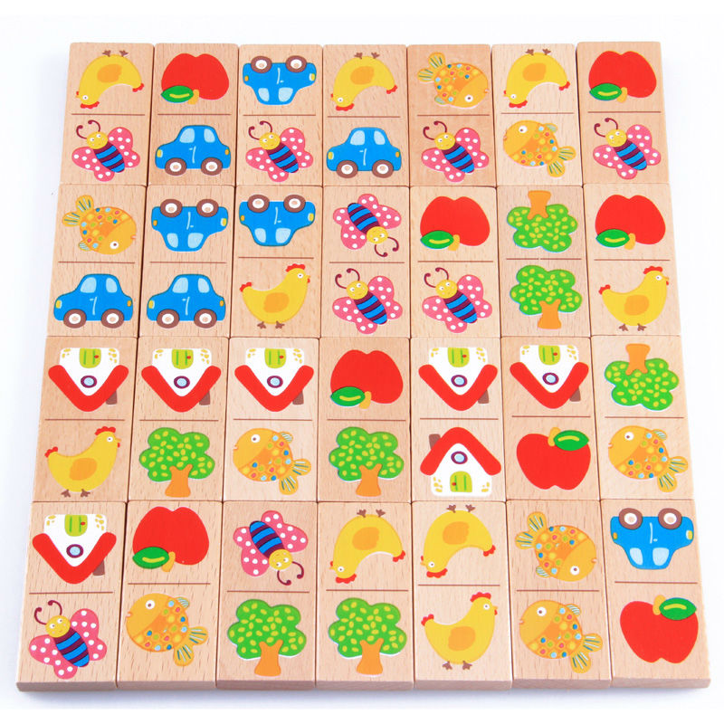 28 Buah Mainan Bayi Blok Domin - Board Game Monopoli ulasan dan harga