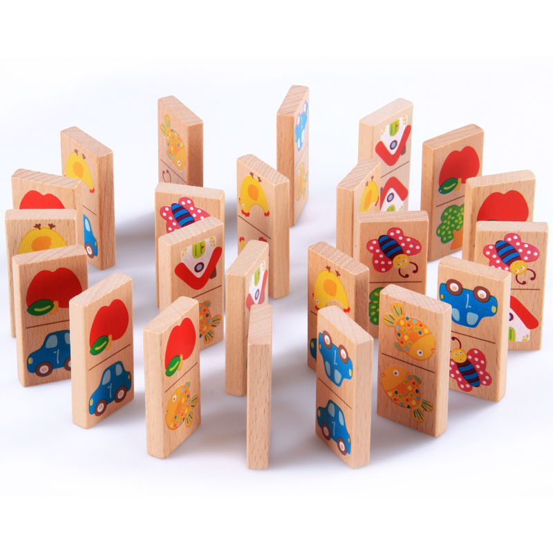 28 Buah Mainan Bayi Blok Domin - Board Game Monopoli ulasan dan harga