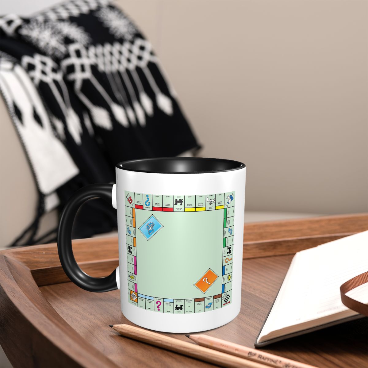 Cangkir Kopi Keramik Lucu Moti - Board Game Monopoli ulasan dan harga