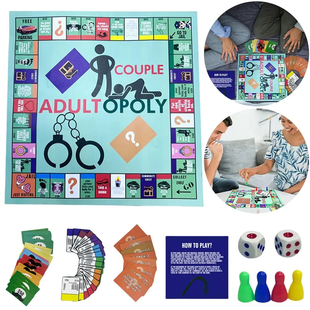Permainan Papan Adultopoly unt - Board Game For Couple ulasan dan harga
