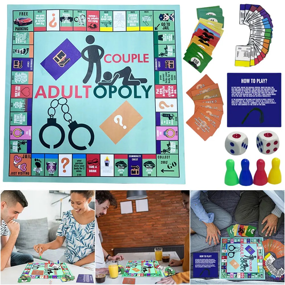 Permainan Papan Adultopoly unt - Board Game For Couple ulasan dan harga