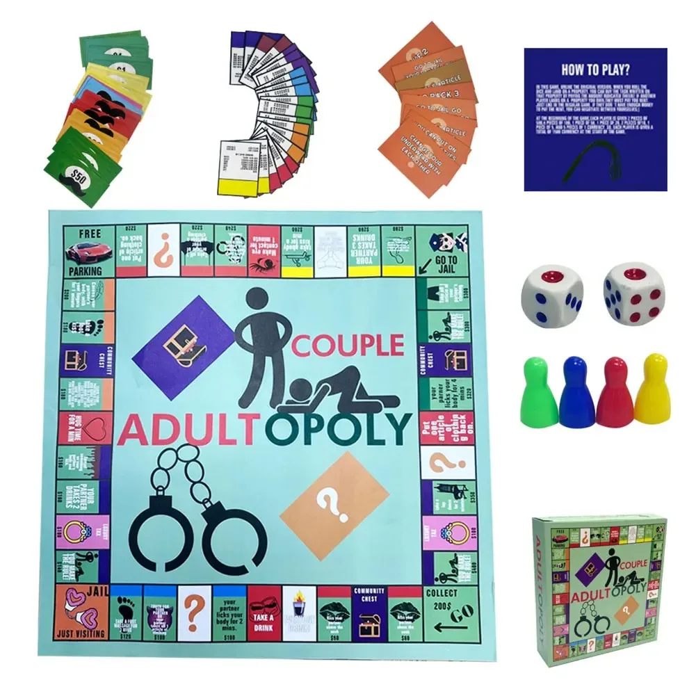 Permainan Papan Adultopoly unt - Board Game For Couple ulasan dan harga