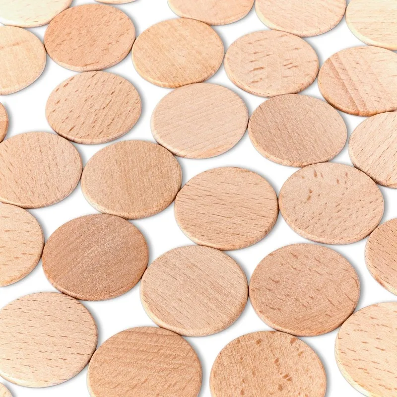 50PCS Lingkaran Kayu Bulat Tan - Board Game Zenith ulasan dan harga