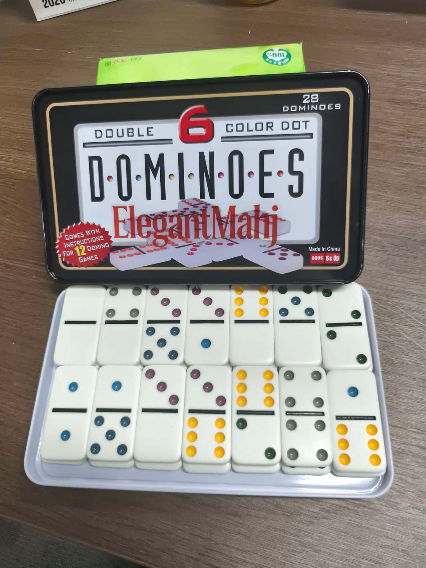Set Domino Double Six EleganMa - Board Game Box ulasan dan harga