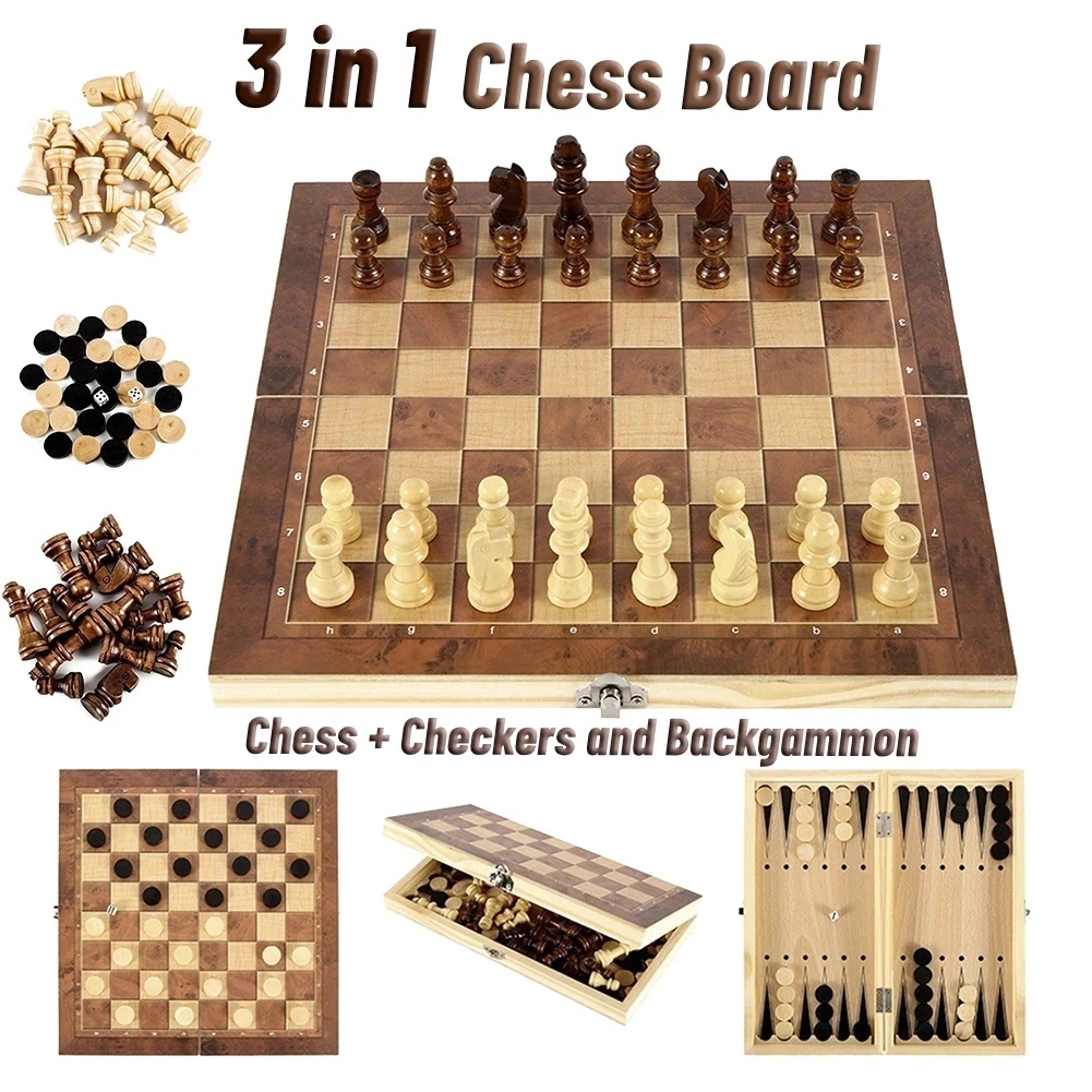 Set Catur, Backgammon, dan Che - Board Game Zenith ulasan dan harga